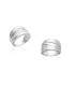 Bague argent massif anneau ouvragé 